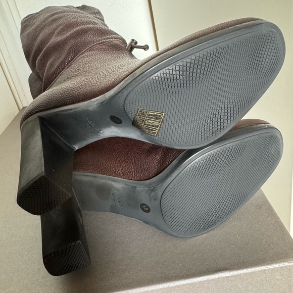 Prada Linea Rossa Tall Boots - Chocolate Brown - size 38 - NEW IN BOX - Picture 7 of 11